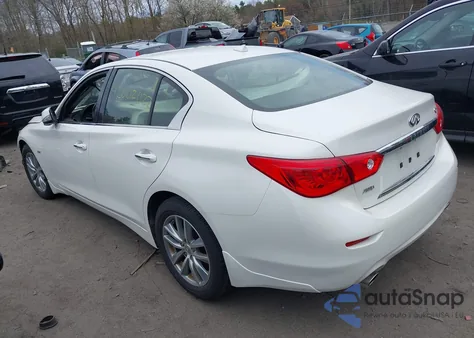 2016 Infiniti Q50 3.0T Premium из США, поврежденный, VIN JN1EV7AR2GM343296